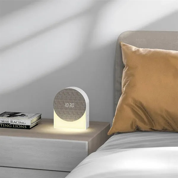 4 In 1 Bluetooth Sleeping Speaker with Clock and Light