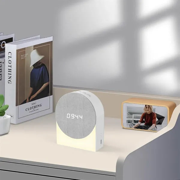 4 In 1 Bluetooth Sleeping Speaker with Clock and Light