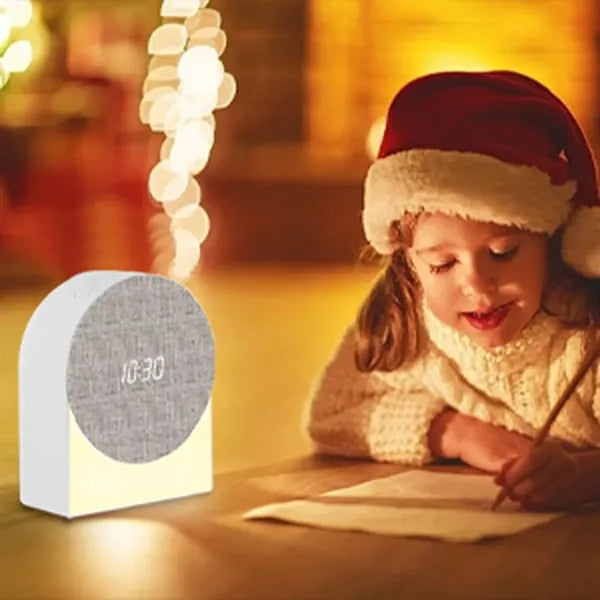 4 In 1 Bluetooth Sleeping Speaker with Clock and Light