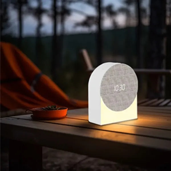 4 In 1 Bluetooth Sleeping Speaker with Clock and Light