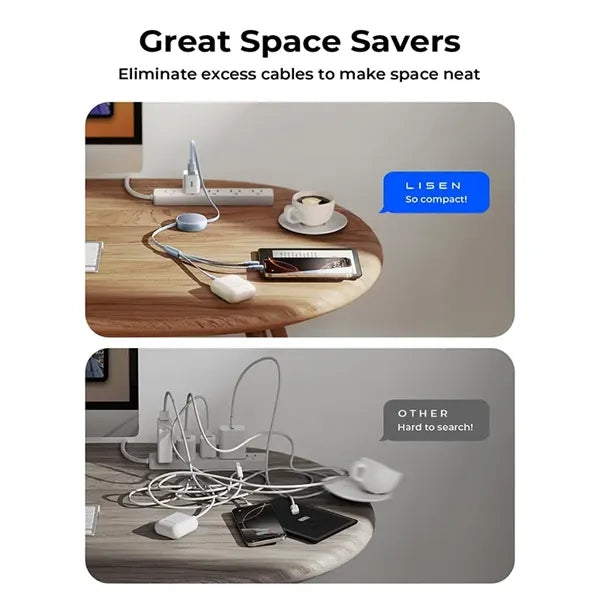4-In-1 Charging Cable & Screen Cleaner Set