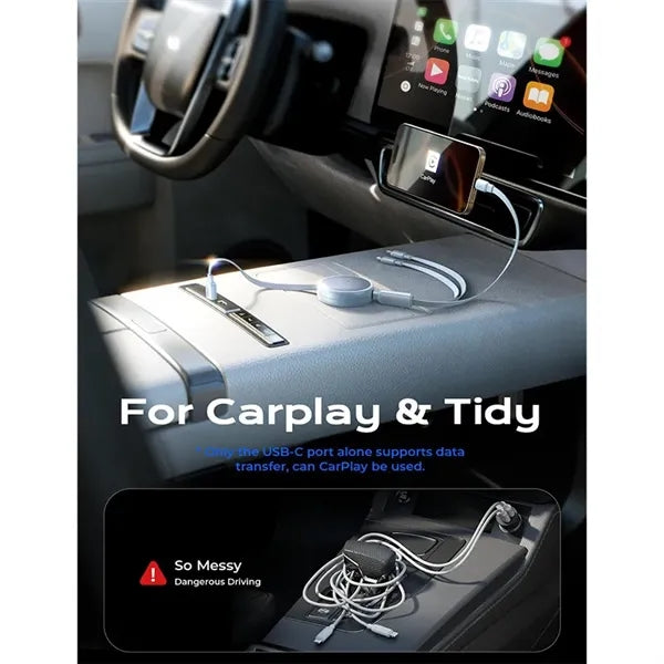 4-In-1 Charging Cable & Screen Cleaner Set