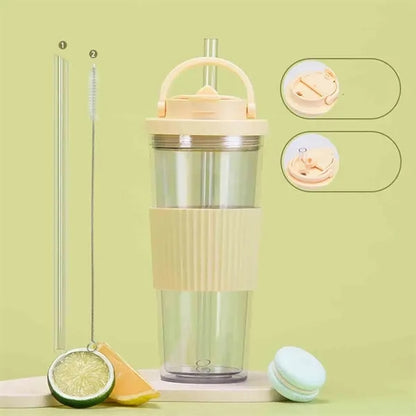 24oz Double Wall Plastic Tumbler Cup