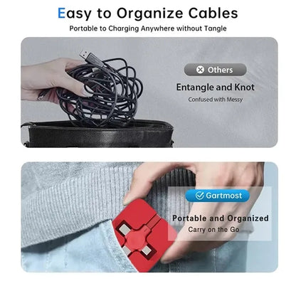 3 in 1 Retractable Multi Charging Cable
