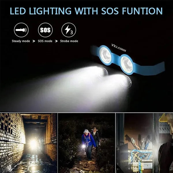 10000mAh Solar Power Bank With Lights Compass