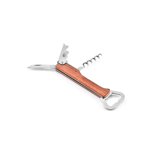 Premium Stainless Steel Wood Handle Corkscrew Sets