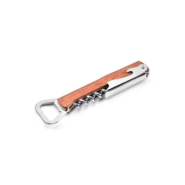 Premium Stainless Steel Wood Handle Corkscrew Sets