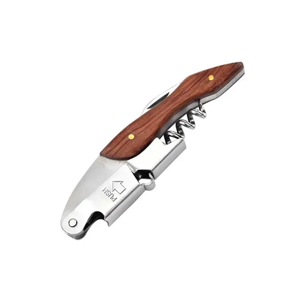 Premium Stainless Steel Wood Handle Corkscrew Sets