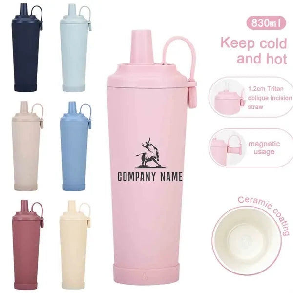 28OZ Thermos Cup With Magnetic Handle