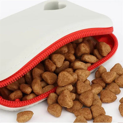 Portable Multi-Functional Compact Silicone Pet Treat Pouch