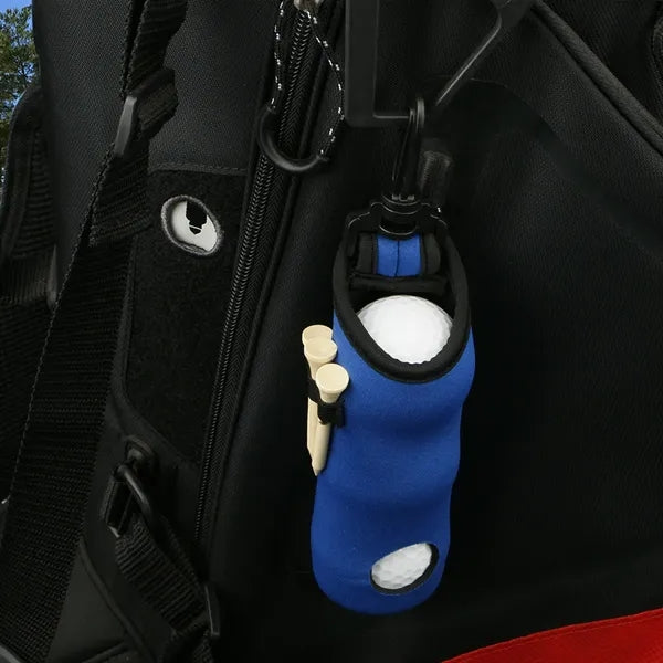Versatile Durable Golf Ball Carry Pouch with Carabiner