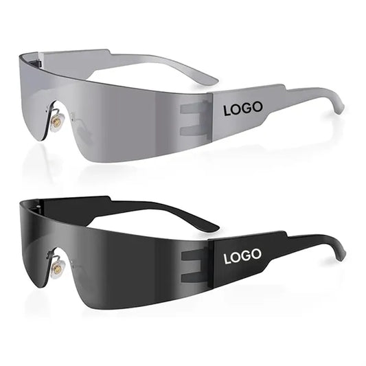 Y2K Trendy Cyberpunk Rimless Rave Party Glasses