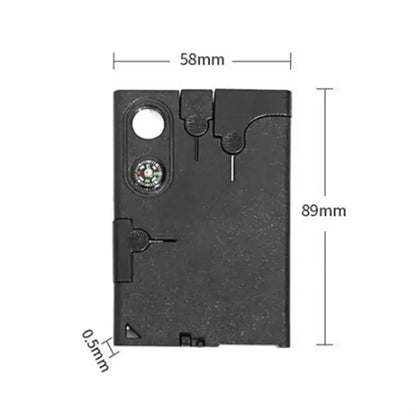 Upgraded 12-in-1 Survival Credit Card Multitool
