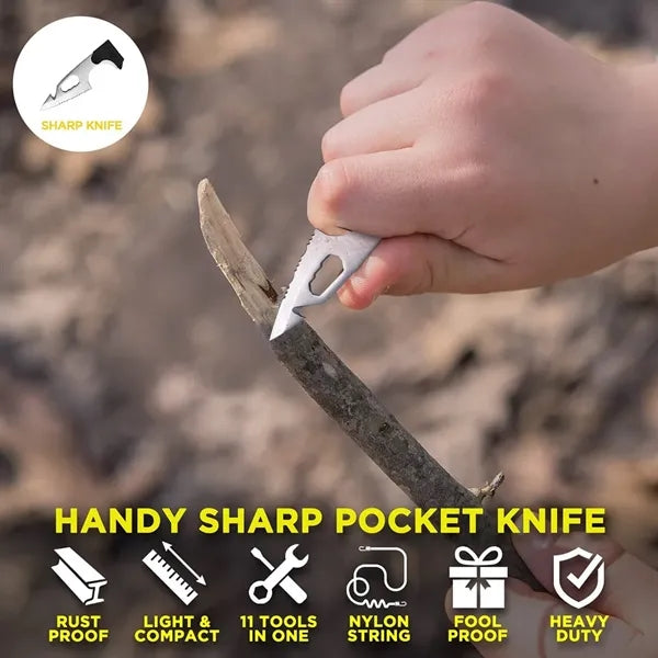 Upgraded 12-in-1 Survival Credit Card Multitool