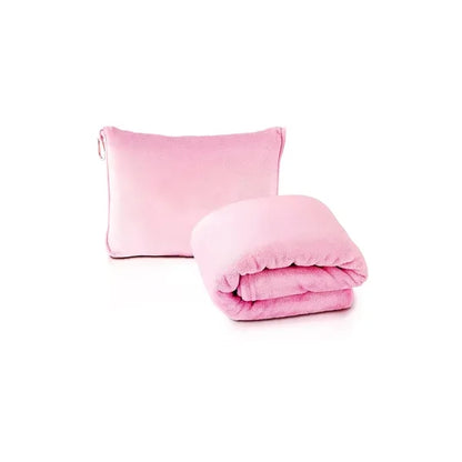 Ultra-Soft Travel Blanket Carry Case Attaches to Luggage