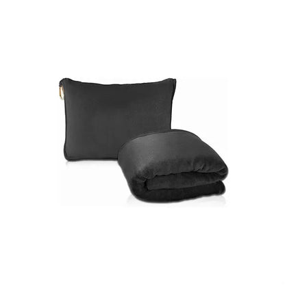 Ultra-Soft Travel Blanket Carry Case Attaches to Luggage
