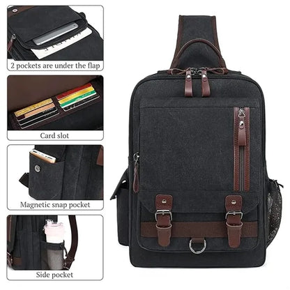 Large Capacity Shoulder Sling Backpack Crossbody