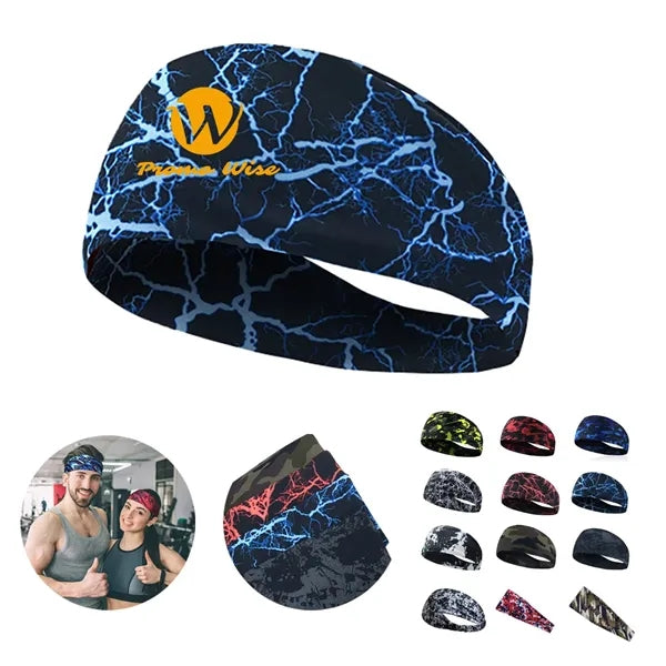 Fitness Running Sweat-Absorbing Head Scarf Headband
