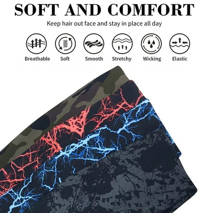 Fitness Running Sweat-Absorbing Head Scarf Headband