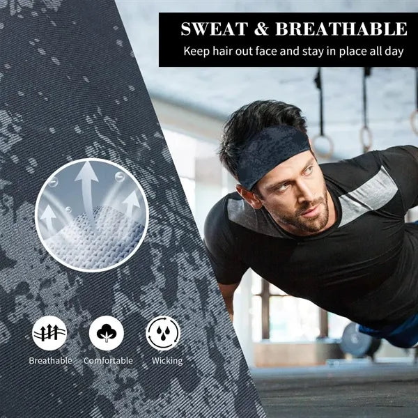 Fitness Running Sweat-Absorbing Head Scarf Headband