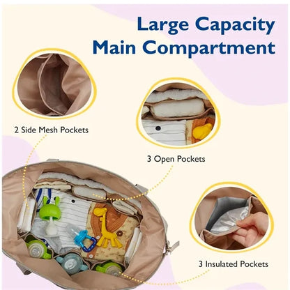 Baby Diaper Bag Tote Large Capacity for Nursing Essentials