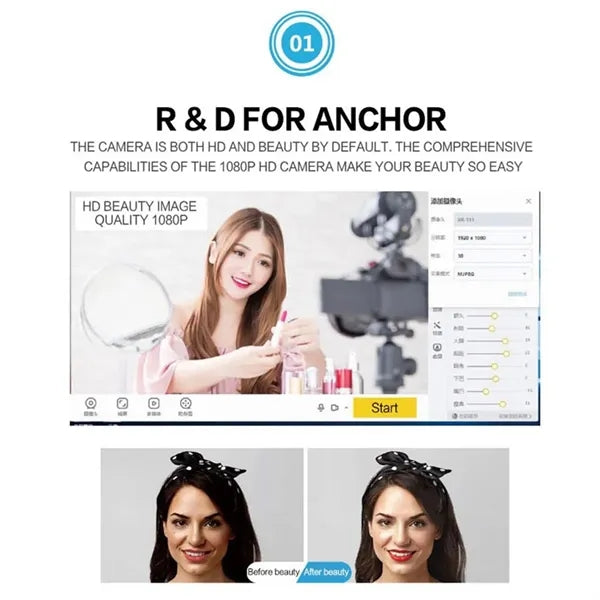 HD Video Webcam With Microphone