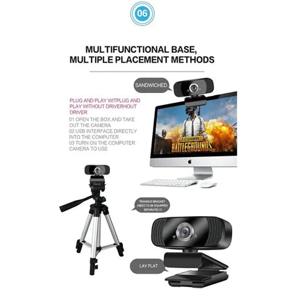 HD Video Webcam With Microphone