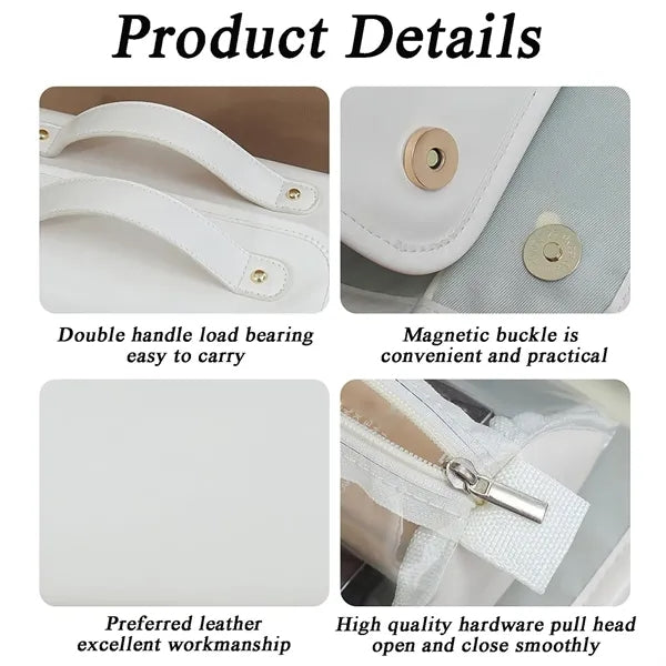 4 Detachable Multi Compartment Makeup Bag