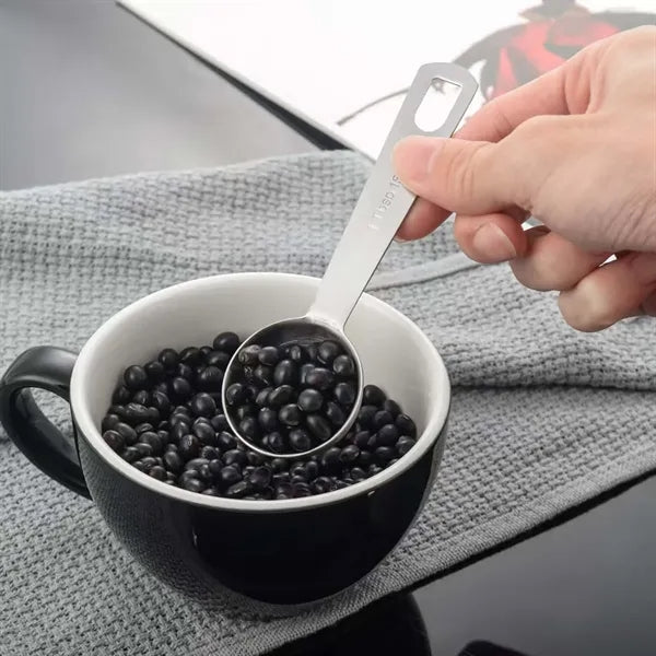 10 Piece Stainless Measuring Spoon Set With Ounce Scale