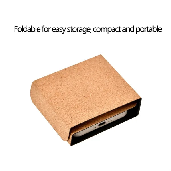 Cork Straw Foldable Three-In-One Wireless Fast Charger