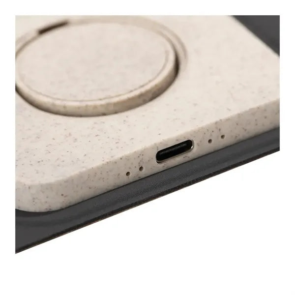 Cork Straw Foldable Three-In-One Wireless Fast Charger