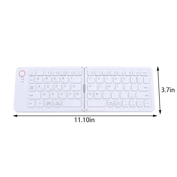 Foldable slim quiet travel laptop tablet bluetooth keyboard