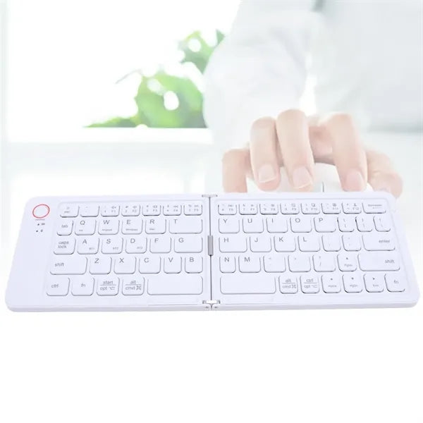 Foldable slim quiet travel laptop tablet bluetooth keyboard