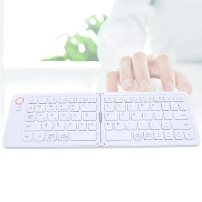 Foldable slim quiet travel laptop tablet bluetooth keyboard
