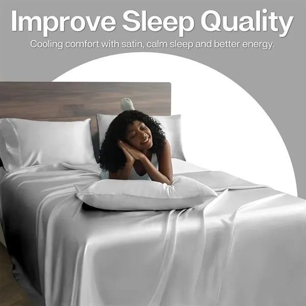 Standard Size Satin Pillow Cases 20x26-inches
