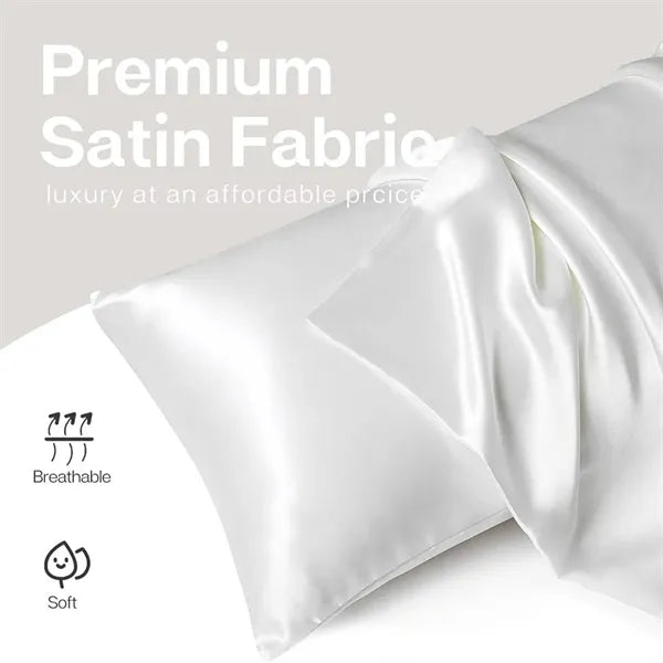 Standard Size Satin Pillow Cases 20x26-inches