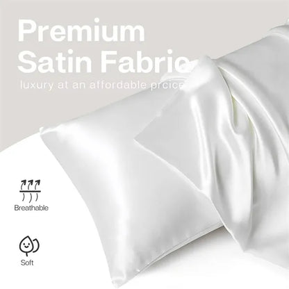 Standard Size Satin Pillow Cases 20x26-inches