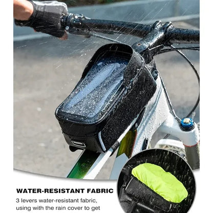 Bike Phone Front Frame Bag Waterproof Top Tube