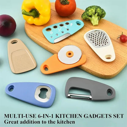 Multifunctional Foldable Kitchen Tool Six-Piece Set