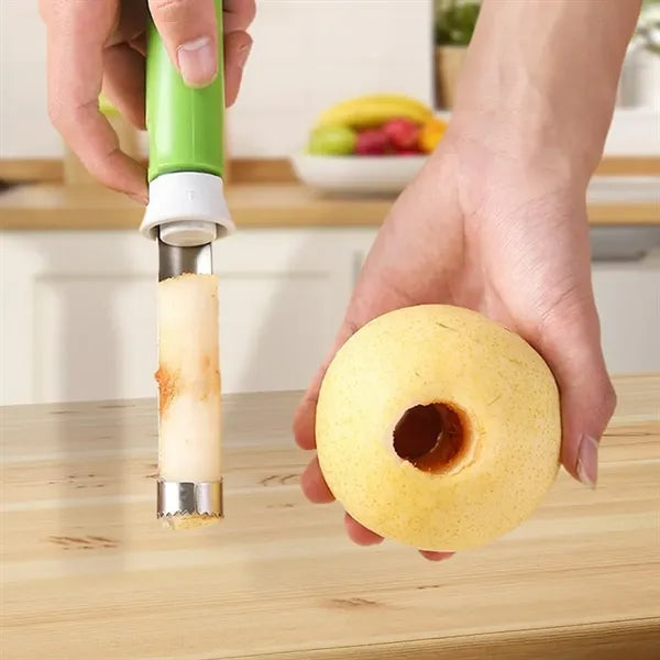 2-In-1 Stainless Steel Retractable Fruit Corer Peeler