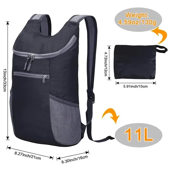Lightweight Foldable Hiking Backpack Small Outdoor Daypack