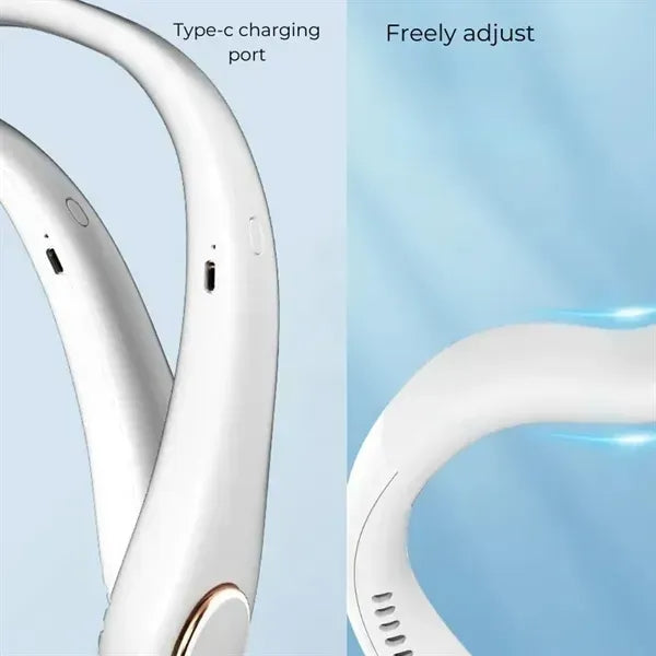 1200 mAh Portable Bladeless Neck Fan