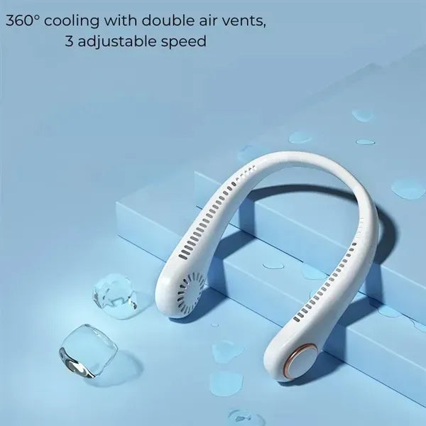 1200 mAh Portable Bladeless Neck Fan