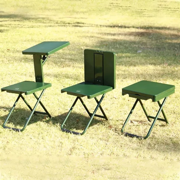 3-in-1 15 Tilt Heavy-Duty Folding Stool Chair Table Set