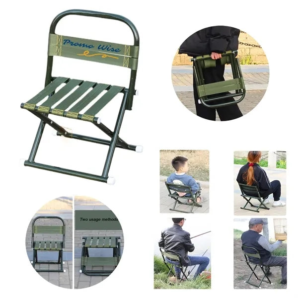 Green Multifunctional Detachable Steel Folding Chair