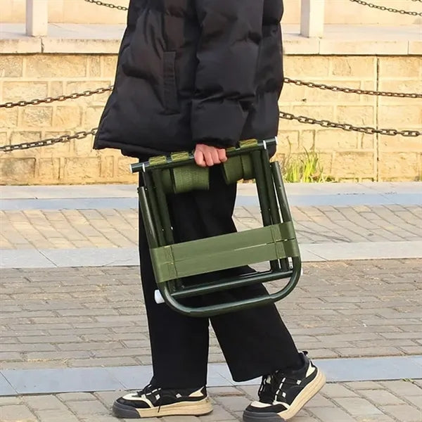 Green Multifunctional Detachable Steel Folding Chair