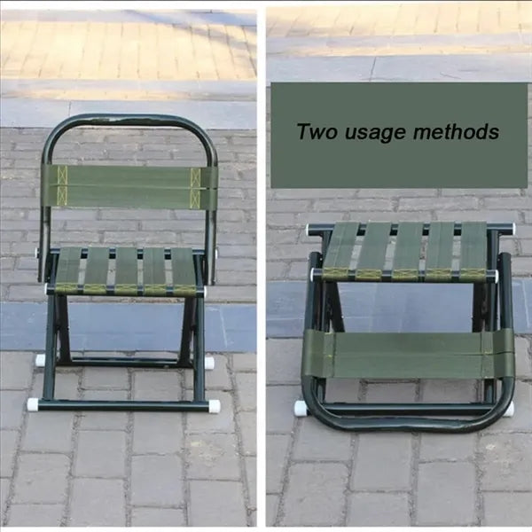 Green Multifunctional Detachable Steel Folding Chair