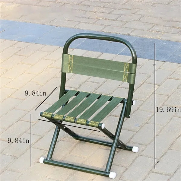 Green Multifunctional Detachable Steel Folding Chair