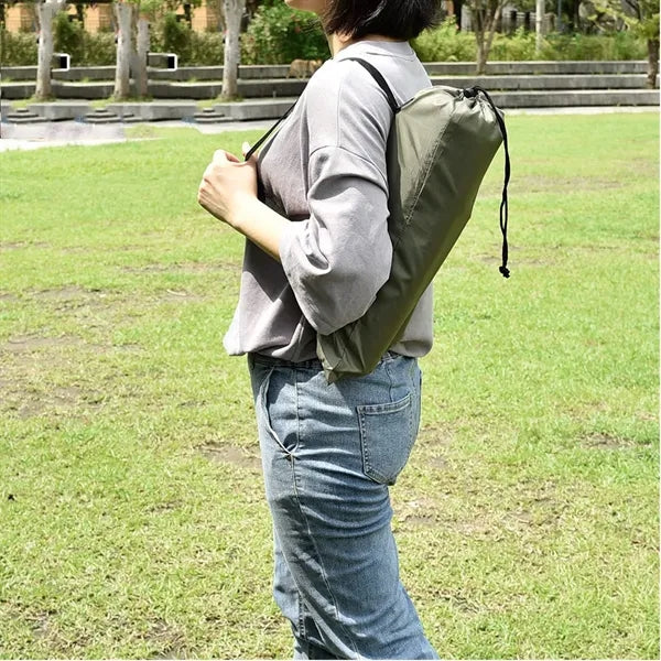 Folding Ground-Hugging Outdoor Chair With V-Shaped Design