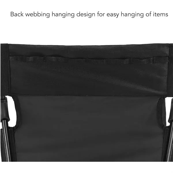 Folding Ground-Hugging Outdoor Chair With V-Shaped Design